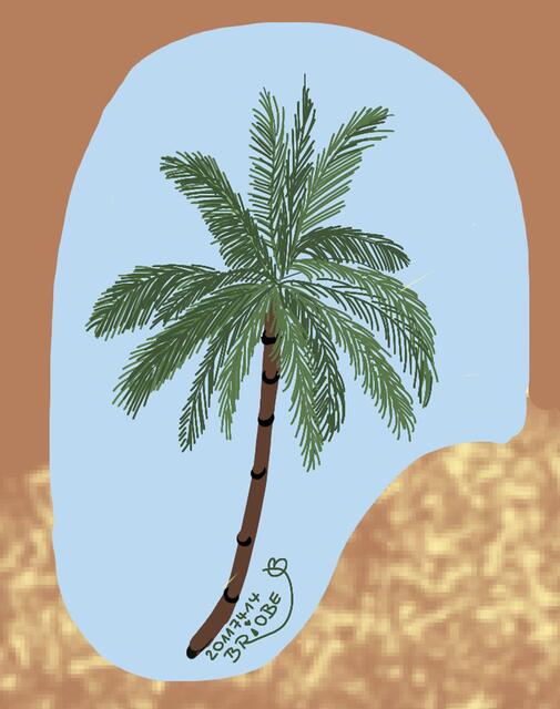 App-Art Brushes 20117414-Palme-Adventskalender2011-Brushes-(c)BrigitteObermaier�