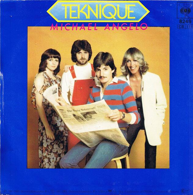 Single von "Teknique" 1979, Benelux. Ein Projekt von David Byron & Daniel Boone. Beide sind hier abgebildet | Foto: Single-Cover