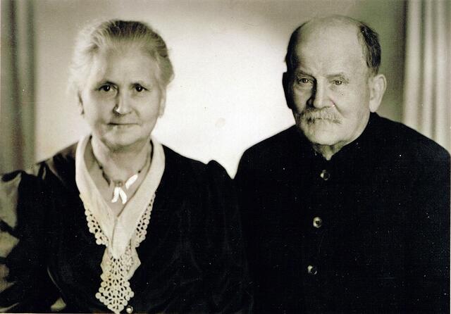 Karl Ebels Eltern Elfriede Ebel geb. Hoppe und Streckenwärter Lorenz Ebel