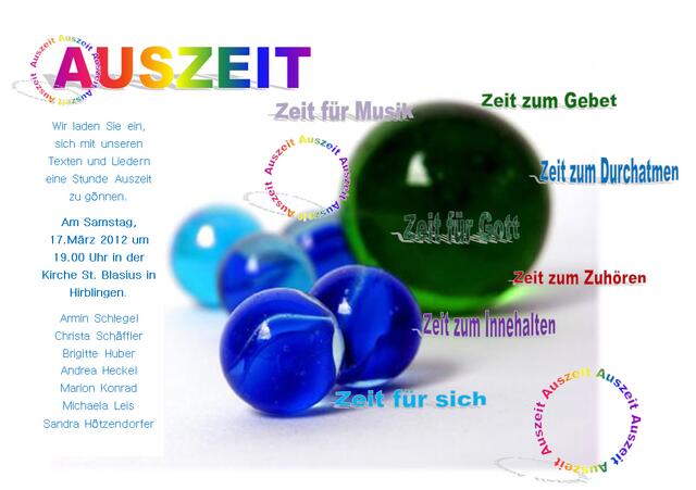 Einladungsplakat | Foto: Christa Schäffler