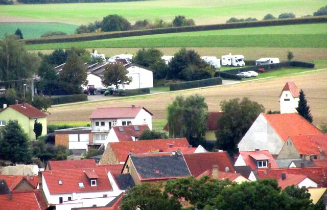 Unser Campingplatz auf dem Weingut Born