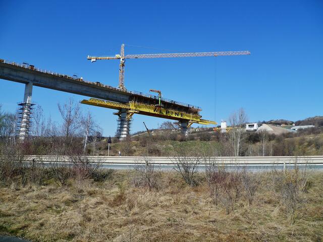 26.3.2012 ... Blick zu Osterbergtunnel !