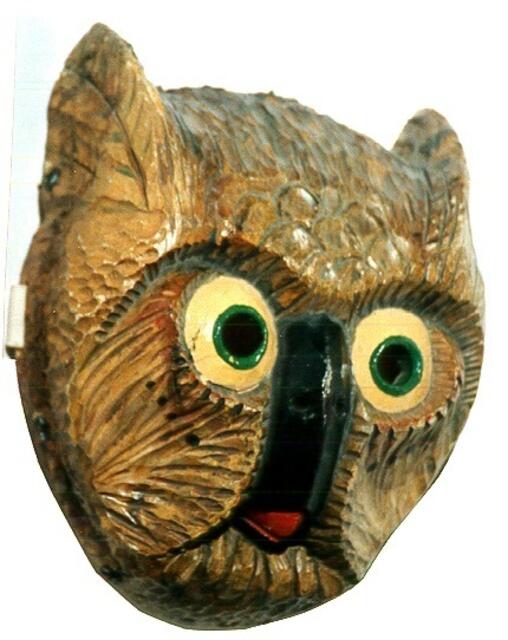 schwäbisch-alemanische Eulenmaske