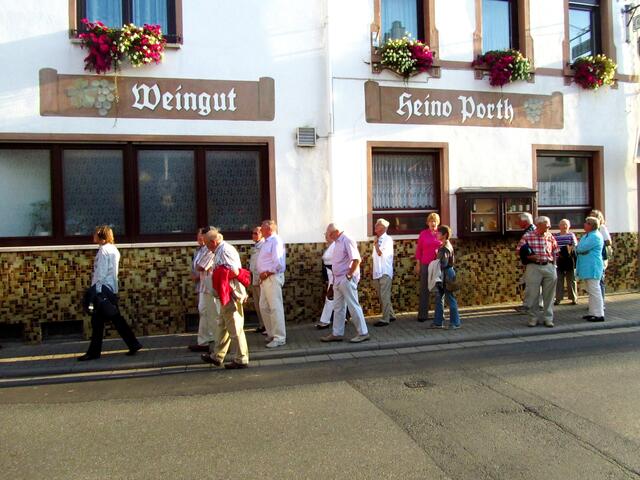 Der feierliche Abschluss findet im Gasthof Porth statt.