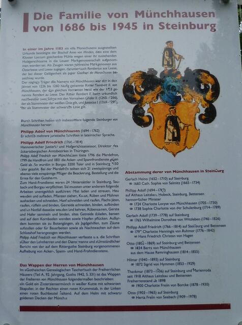 Grabgelege derer von Münchhausen am 7.5.2012 !