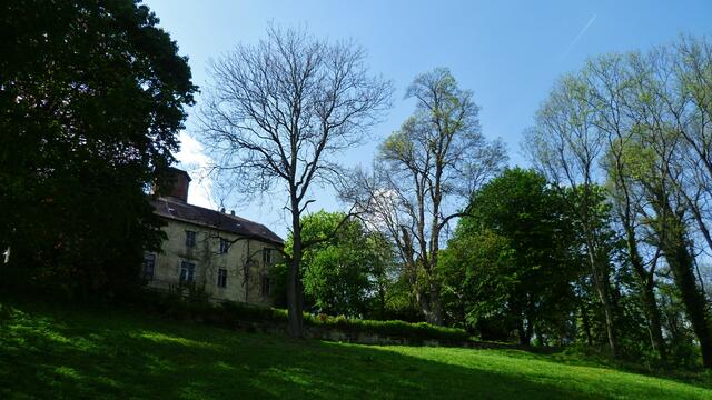 Schloß Steinburg vom Park aus gesehen am 8.5.2012 !