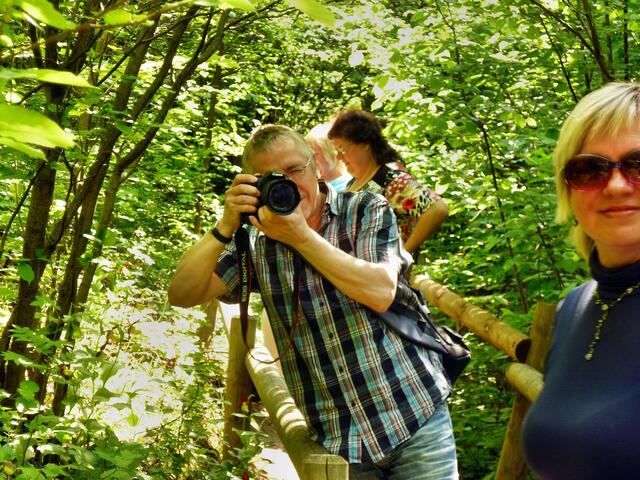 .... 19.5.2012 im Orchideendschungel  - Frank in Aktion !