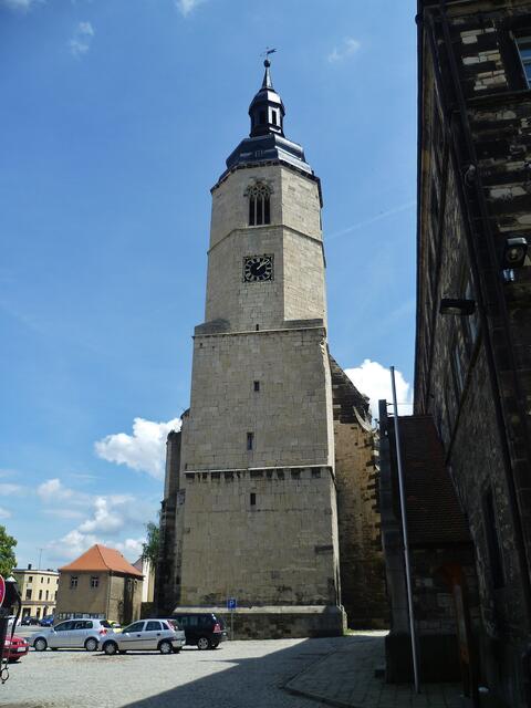 Die Stadtkirche St.Marien in Laucha an der Unstrut !