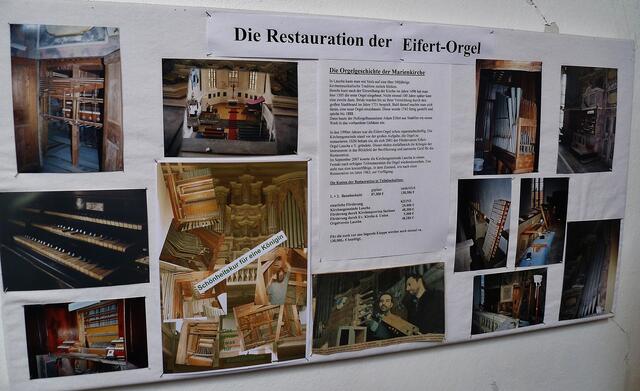 Restauration der Eifert - Orgel !