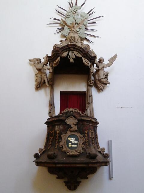 Kanzel aus der Barockzeit !