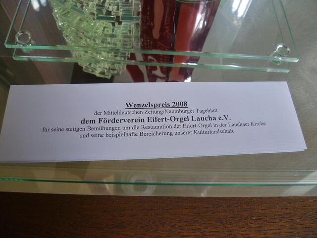 Der Wenzelpreis von 2008 !