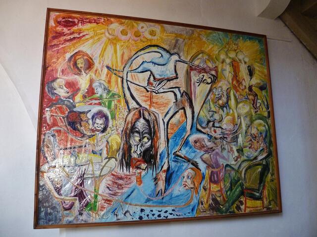 Christus im Kaffee von 1986 - Rudolf Wissel d`Arrest !