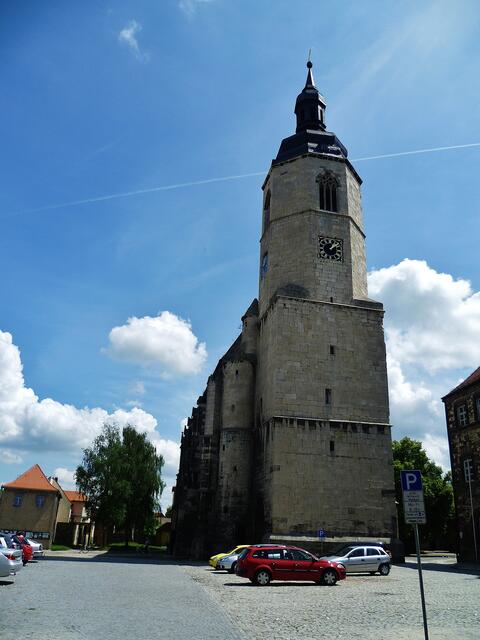 Die Stadtkirche St.Marien in Laucha an der Unstrut !
