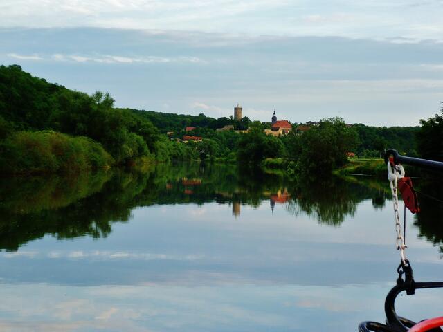 Flussspiegelung - Schönburg !