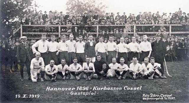Hannover 96 im Jahre 1919 | Foto: Ausstellungs-Broschüre