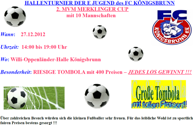 E Jugend Turnier des FC Königsbrunn