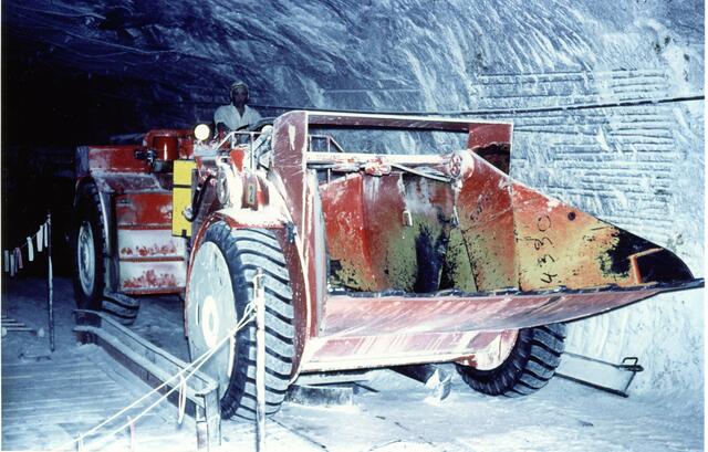 In Empelde wurde der erste Transloader Deutschlands im Kalibergbau eingesetzt (1962). | Foto: Museumsarchiv