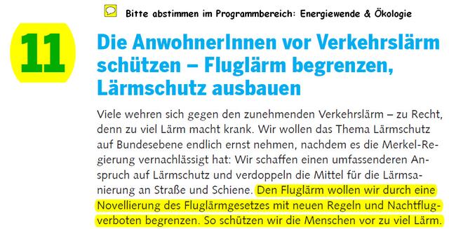 Auszug aus dem Bundestags-Wahlprogramm