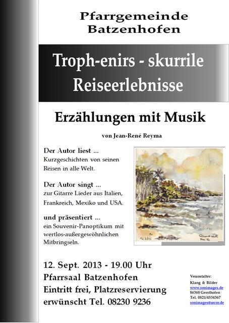 Veranstaltungsplakat | Foto: Jean-René Reyma