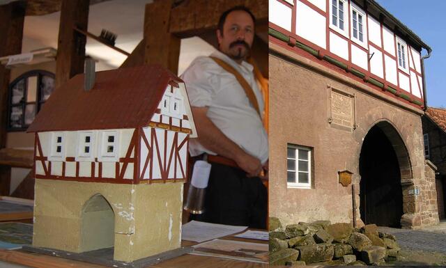 Bergstadtfest 2008 - der kleine und der große Torbogen...