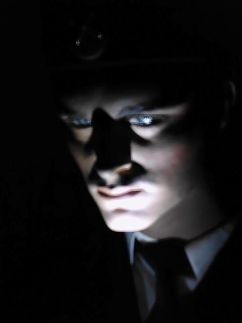 Der Geisterhafte Bergmann hat blaue Augen, aber...