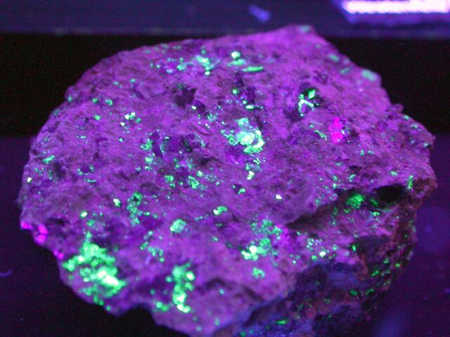 Fluoreszenz ist das Stichwort, das Mineralien zum Leuchten bringt. | Foto: Museumsarchiv