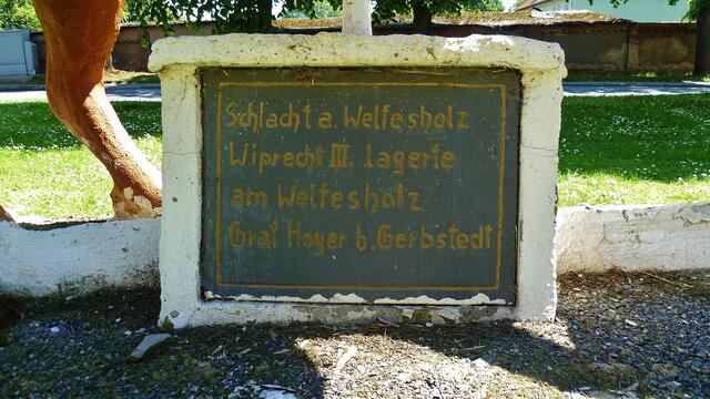 Die Schlacht am Welfesholz - Denkmal !