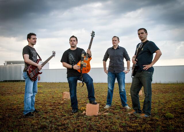 Shooting 2012 (v. l. n. r. Andreas Köhler, André Heindel, Manuel Koutecky, Johannes Wolfert) | Foto: Patricia Demharter