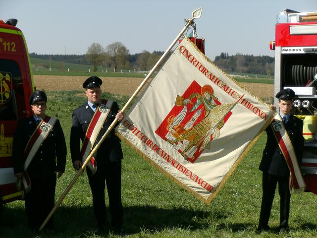 Die Fahne der FF Batzenhofen
