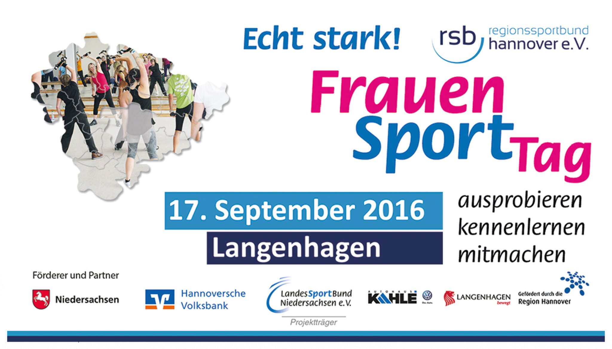 Frauensporttag 2016 Rekordansturm! Nach einer Woche bereits 300er
