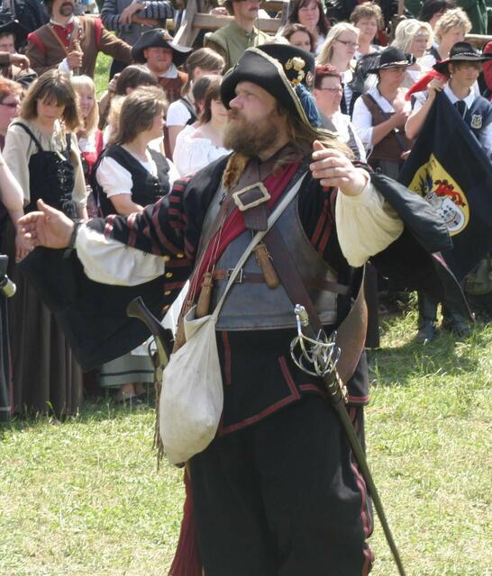 Zeugmeister Gerd Trotte beim Schützenfest 2009.