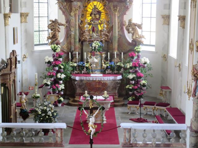 Altarraum Wallfahrtskirche Maria Hilf, Speiden | Foto: © Bild: www.bistum-augsburg.de CC