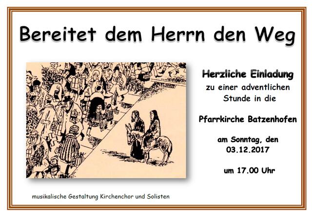 Einladungsplakat | Foto: Petra Eckl