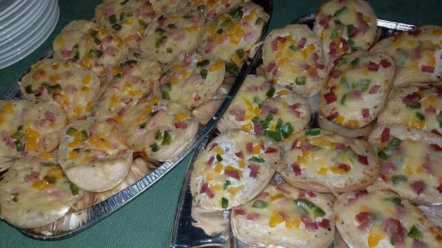 kaltes Buffet beim "Freitags-Schießen"