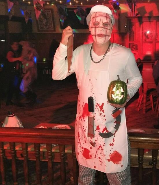Malte Pätzold, bester Schütze beim "Freitags-Schießen" Halloween 2018