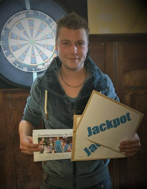 Jan Habakuk gewann im Januar 2019 einen Gutschein von Eventim und das Bargeld aus dem Jackpot.