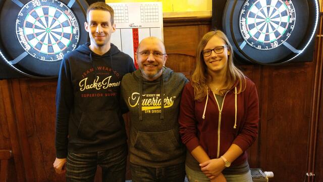 "Freitags-Schießen" im Januar 2020, Keven Brandes Platz 2, Arne Bernhardt Platz 1, Tabea Marquardt Platz 3