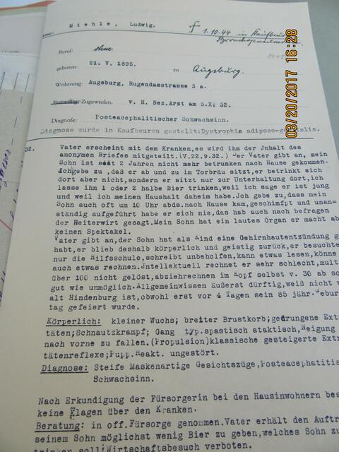 Patientenbogen Miehle Ludwig