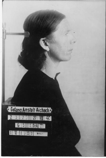 Anna Stögbauer 1940, ermordet in Auschwitz