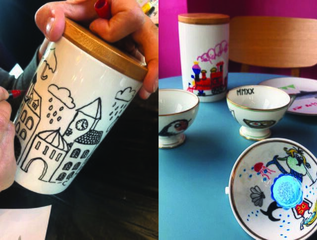 Upcycling: Porzellan gestalten, Foto: BastelKiosk