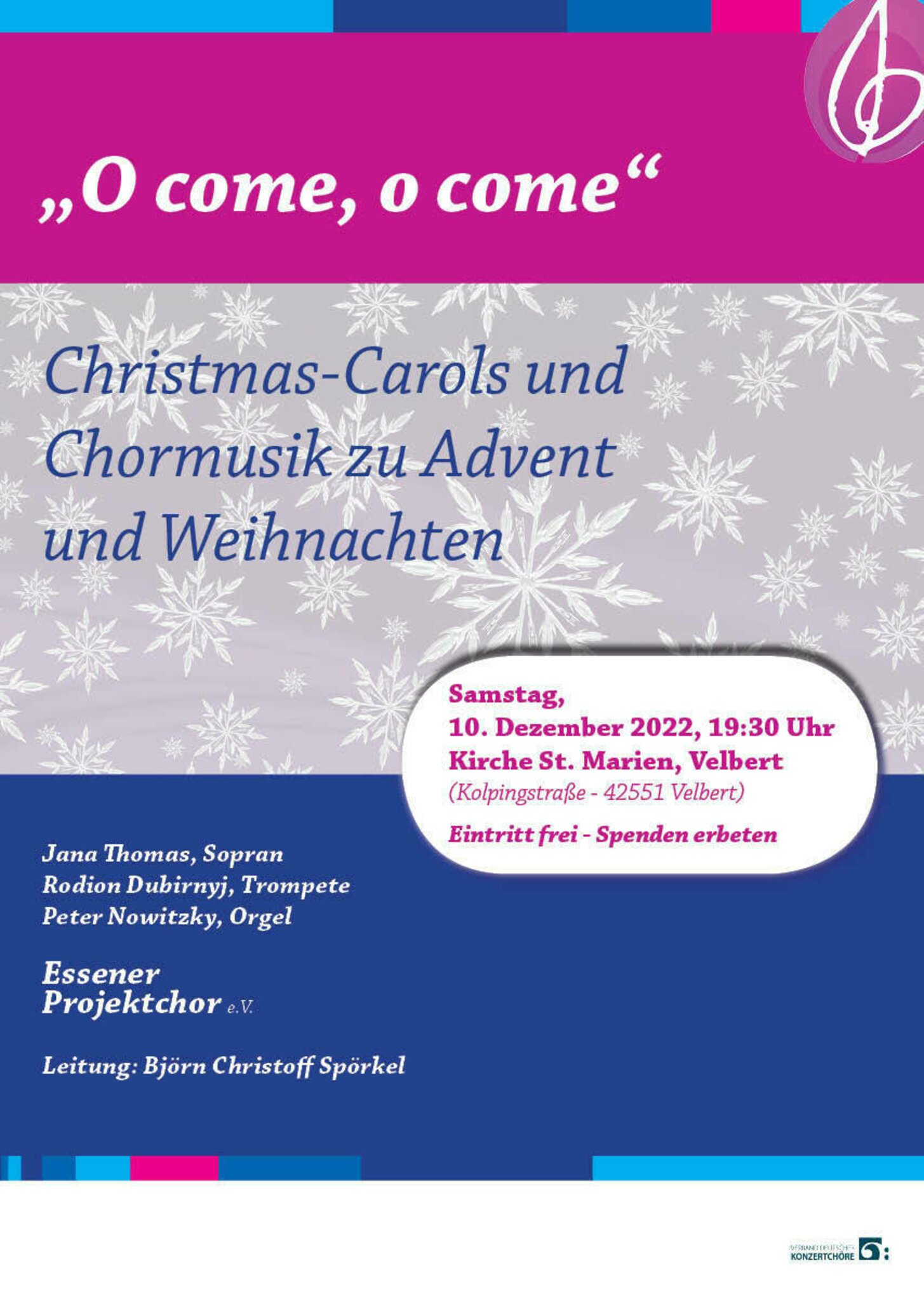Chormusik zur Advents und Weihnachtszeit