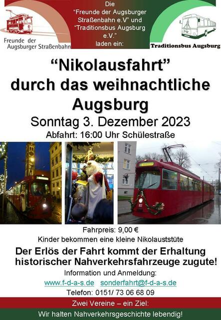 Melden Sie sich jetzt schon an! | Foto: “Freunde der Augsburger Straßenbahn e.V” und  “Traditionsbus Augsburg  e.V.”
