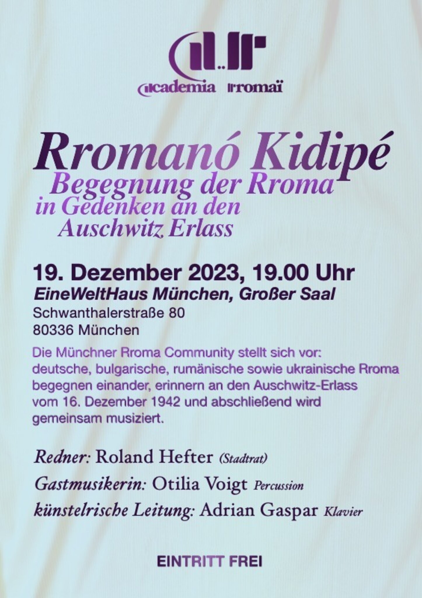 Auschwitz Erlass kein Vergessen wichtiger, denn je!