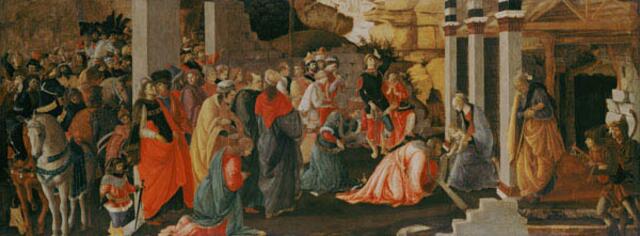 Anbetung der Heiligen Drei Könige (1466 – 1468), Frührenaissance  | Foto: © Bild: Sandro Botticelli (1445 – 1510)