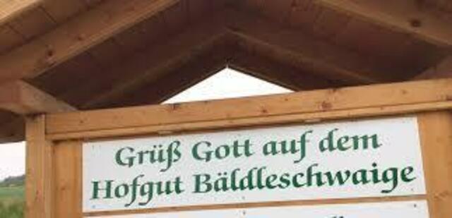 Grüß Gott auf dem Hofgut Bäldleschwaige  | Foto: © Bild: https://baeldleschwaige.de CC 