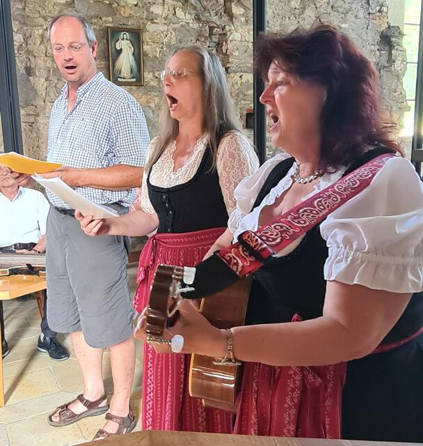 Reinhold Schwarz (Kesseltaler Weisenbläser), Ida Rau, Erna Dirschinger