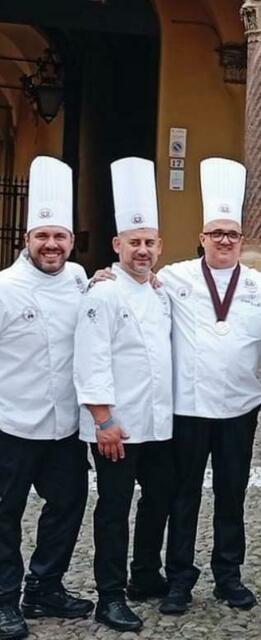 Christian Busatto, Davide La Rocca und Giuseppe Iacovellis | Foto: © Bild: https://assocuochiit.com CC 