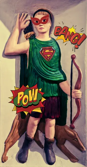 Die römische Göttin Diana als "Superheldin". | Foto: Enrico De Gennaro