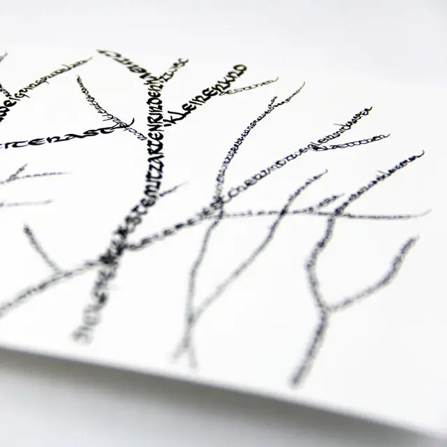 Im Workshop im Museum im Wittelsbacher Schloss entstehen Ornament-Gedichte. | Foto: Michèle Greiner