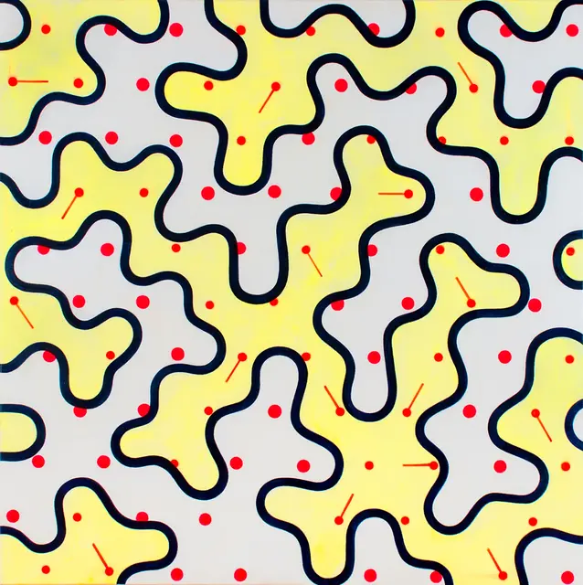 Im Workshops entstehen farbenfrohe Ornamentbilder - nach dem Vorbild von Thomas Weil.  | Foto: Thomas Weil